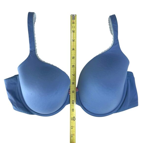 Victoria's Secret Blue Bra 34 DDD/F Lightly Lined Full Coverage Body By Victoria - Picture 6 of 11